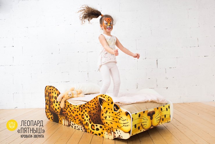 Детская кровать-зверёнок Леопард-Пятныш в Тамбове - изображение 3