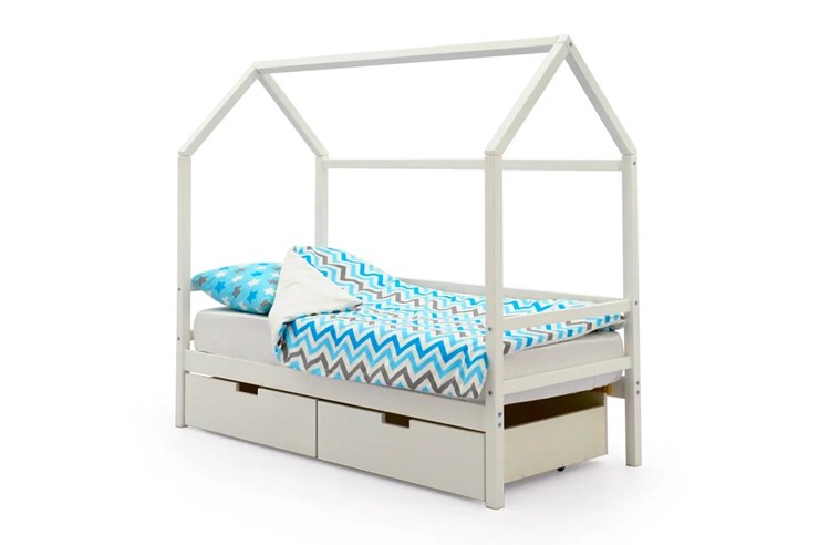 Детская кровать-домик Svogen белый в Тамбове - изображение 3