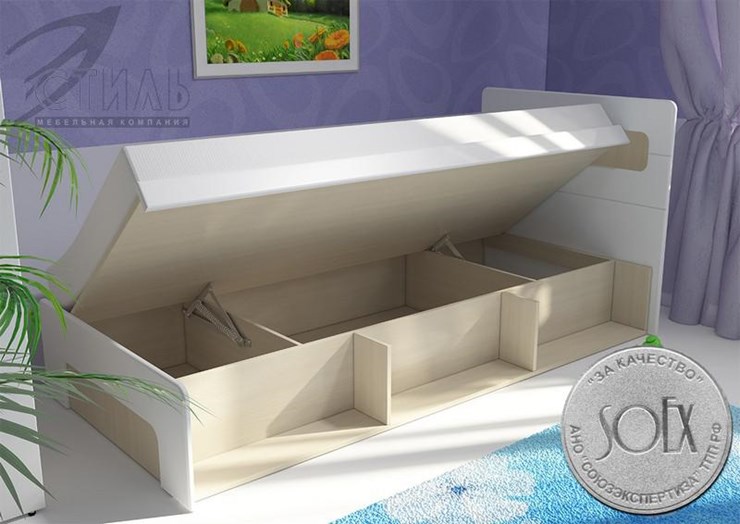 Кровать с подъемным механизмом Палермо-Юниор без вставок в Тамбове - изображение 2