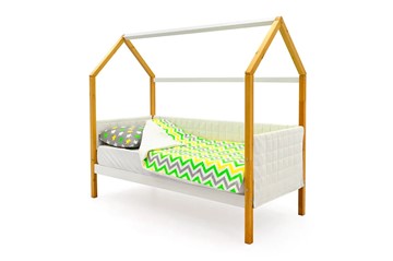 Детская кровать-домик «Svogen белая-дерево» мягкая в Тамбове - предосмотр