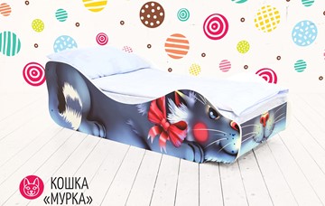 Детская кровать-зверенок Кошка-Мурка в Тамбове - предосмотр