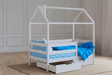 Кровать детская Домик с ящиками, цвет белый в Тамбове - предосмотр 2
