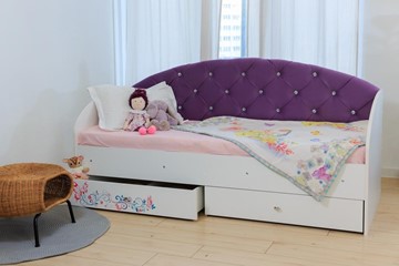 Кровать детская Эльза без бортика, Фиолетовый (латы) в Тамбове - предосмотр 5