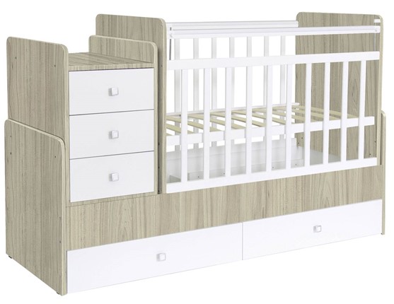 Кровать детская Фея 1100 Вяз-белый в Тамбове - изображение