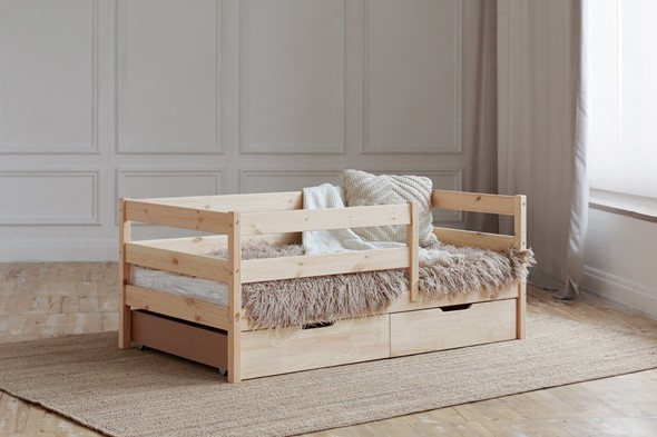 Кровать детская Софа с ящиками, без покраски в Тамбове - изображение