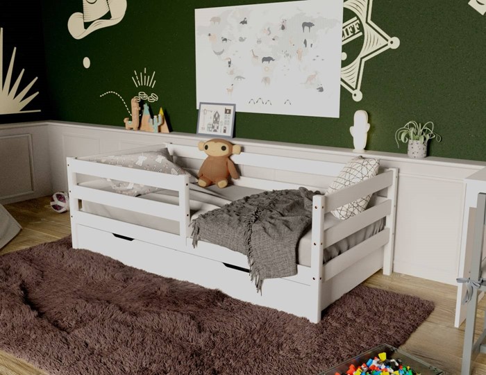 Кровать детская Софа с ящиками, цвет белый в Тамбове - изображение 3