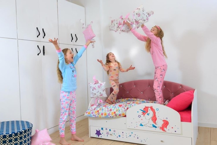 Детская кровать Звездочка с бортиком, Розовый в Тамбове - изображение 9