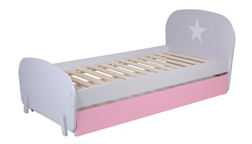 Детская кровать POLINI Kids Mirum 1915 Серый / розовый в Тамбове