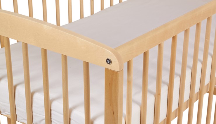 Кроватка для новорожденных POLINI Kids Simple 101 Натуральный в Тамбове - изображение 5