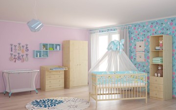 Кроватка для новорожденных POLINI Kids Simple 101 Натуральный в Тамбове - предосмотр 8