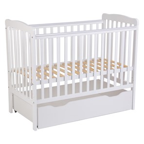 Кроватка для новорожденных POLINI Kids Simple 310-02 Белый в Тамбове