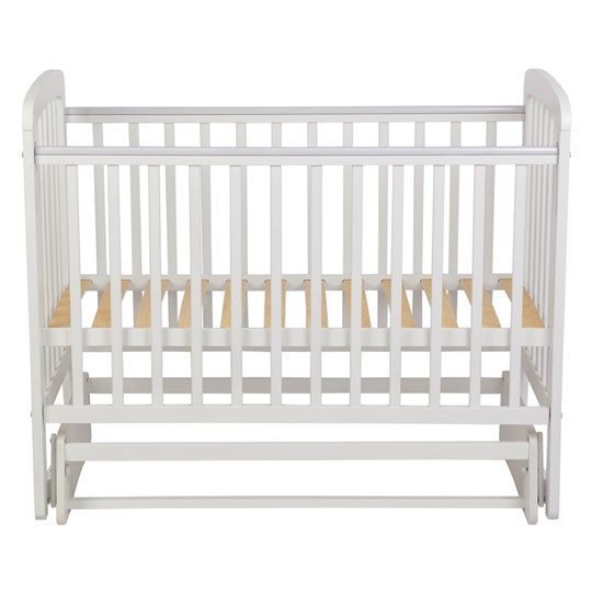 Кроватка для новорожденных с маятником POLINI Kids Simple 304 Белый в Тамбове - изображение 3