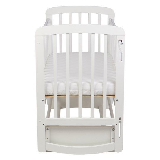 Кроватка для новорожденных с маятником POLINI Kids Simple 304 Белый в Тамбове - изображение 6