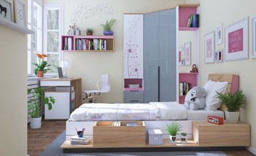Детская спальня Урбан Набор 3, розовый в Тамбове