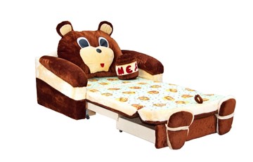 Детский диван Медведь с подушкой, ширина 120 см в Тамбове - предосмотр 2