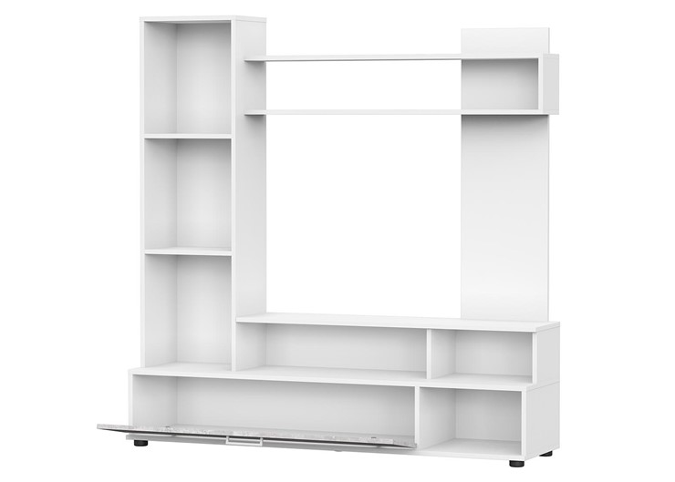 Набор мебели в гостиную МГС-9, белый/цемент светлый в Тамбове - изображение 1