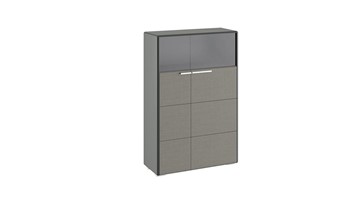 Шкаф Наоми комбинированный двухстворчатый, цвет Фон серый, Джут ТД-208.07.29 в Тамбове