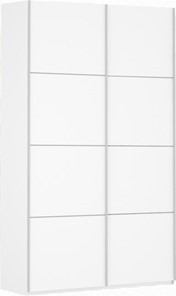 Шкаф 2-створчатый Прайм (ДСП/ДСП) 1400x570x2300, белый снег в Тамбове