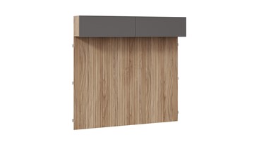 Настенный шкаф с декоративными панелями Порто (366) СМ-393.21.023-24 (Яблоня Беллуно/Графит софт) в Тамбове