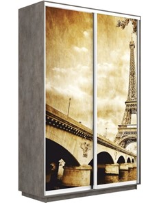 Шкаф 2-дверный Экспресс 1600x600x2400, Париж/бетон в Тамбове