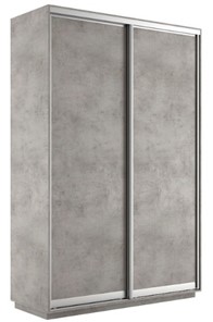 Шкаф 2-х дверный Экспресс (ДСП) 1400х450х2400, бетон в Тамбове