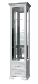 Шкаф-витрина Грация ШР-1, белый, 3 стекла, 420 в Тамбове