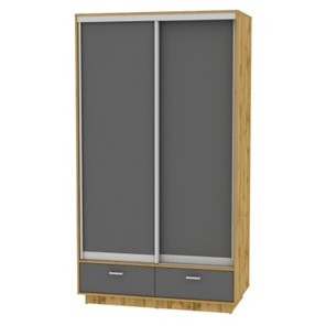 Шкаф 2-дверный Весенний HK7, 2155х1200х600 (D3D3), ДВ-Графит в Тамбове - предосмотр
