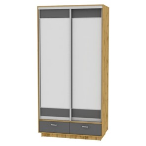 Шкаф 2-х дверный Весенний HK3, 2385х1200х600 (D2D2), ДВ-Графит в Тамбове - предосмотр