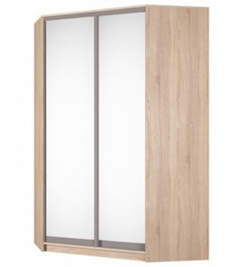 Шкаф угловой Аларти (YA-230х1400(602) (4) Вар. 5; двери D5+D5), с зеркалом в Тамбове