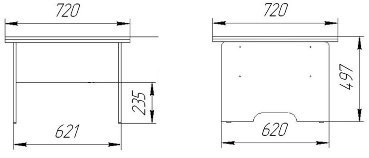 Стол трансформер Дебют-5, венге светлый в Тамбове - изображение 2