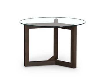Круглый столик Оникс-8, Венге/Прозрачное стекло в Тамбове