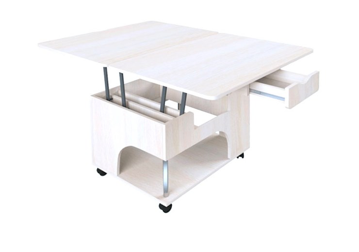 Складной стол-трансформер Стэп, Бодега белый в Тамбове - изображение 5