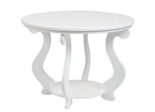 Круглый столик Виват М мини, цвет Молочный дуб в Тамбове - изображение