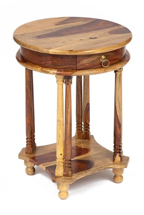 Столик кофейный Бомбей - 1149  палисандр, 45*45*60, натуральный (natural) арт.10049 в Тамбове - изображение