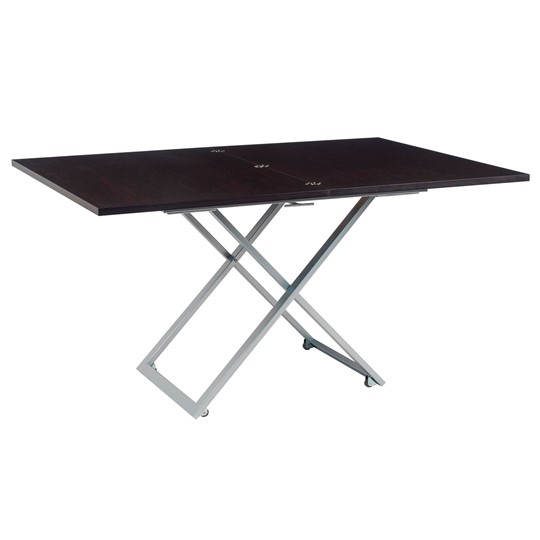 Складной стол-трансформер Compact, Венге/Серебро в Тамбове - изображение 2