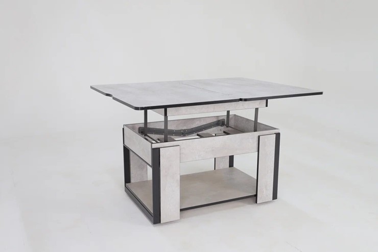 Складной стол-трансформер Дэнс, цемент светлый в Тамбове - изображение 3