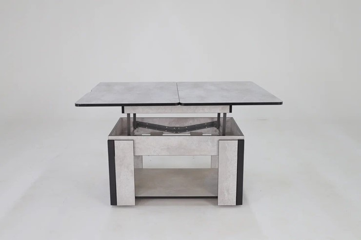 Складной стол-трансформер Дэнс, цемент светлый в Тамбове - изображение 4