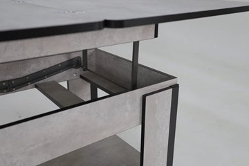 Складной стол-трансформер Дэнс, цемент светлый в Тамбове - предосмотр 6
