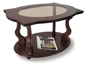 Журнальный столик Берже 3С (темно-коричневый) в Тамбове