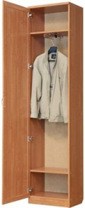 Шкаф одностворчатый 107 с выдвижной штангой, цвет Венге в Тамбове - предосмотр 1