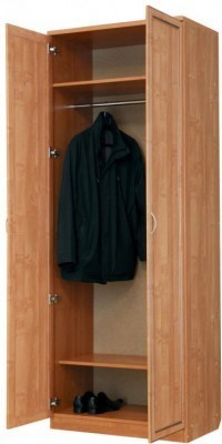 Распашной шкаф 100 со штангой, цвет Венге в Тамбове - изображение 1