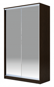 Шкаф 2400х1200х420 Хит-24-4-12/2-88, Матовое стекло, Венге в Тамбове