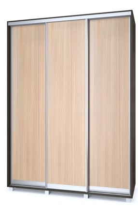Шкаф 3-х дверный Роланд Р18-Р68, Дуб млечный/Венге в Тамбове - изображение