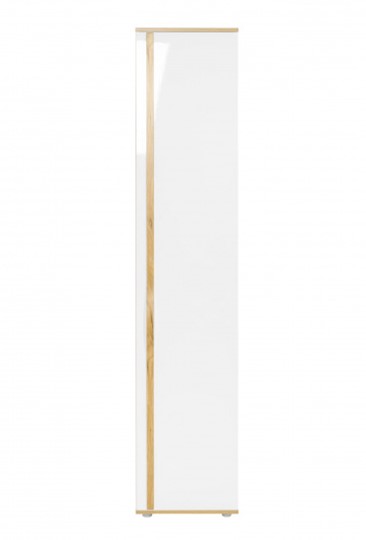 1-створчатый шкаф Марта-2 ЛД 136.010, Дуб золотой/Белый глянец в Тамбове - изображение 1