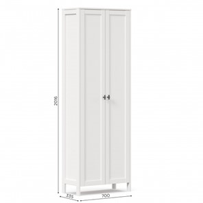 Шкаф 2х-дверный Бланко ЛД 137.020.000 (Белый) в Тамбове - предосмотр 2