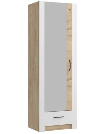 Шкаф гардеробный Ева 5 М3 дуб ирландский/белый матовый в Тамбове - изображение