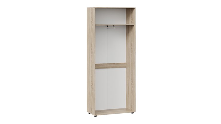 Распашной шкаф комбинированный Витра тип 1 (Дуб сонома/Белый ясень) в Тамбове - изображение 2