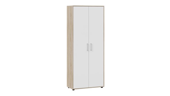 Распашной шкаф комбинированный Витра тип 1 (Дуб сонома/Белый ясень) в Тамбове - изображение