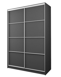 Шкаф 2-х дверный MAX МШ-25-6-18-11, Профиль Белый/Цвет Графит в Тамбове