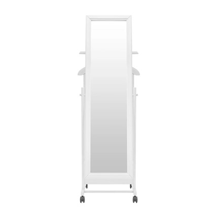 Вешалка напольная с зеркалом Leset Сиэтл (Белый) в Тамбове - изображение